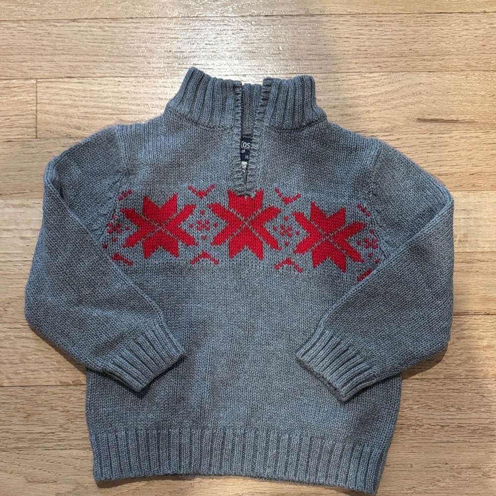 OshKosh B'gosh Gray Knit Sweater